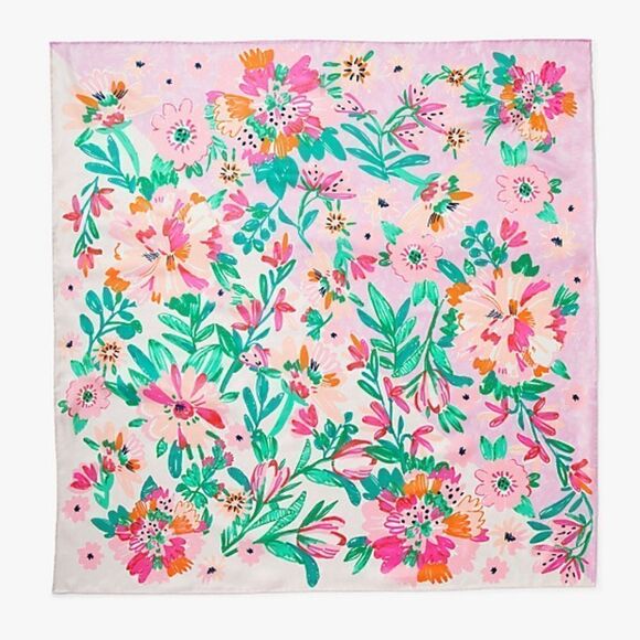 Kate Spade Large Floral Silk Scarf - Picture 1 of 4
